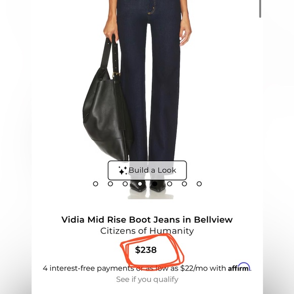 CITIZENS OF HUMANITY VIDIA JEAN IN BELLVIEW Color Size 27 NWT - Picture 2 of 15